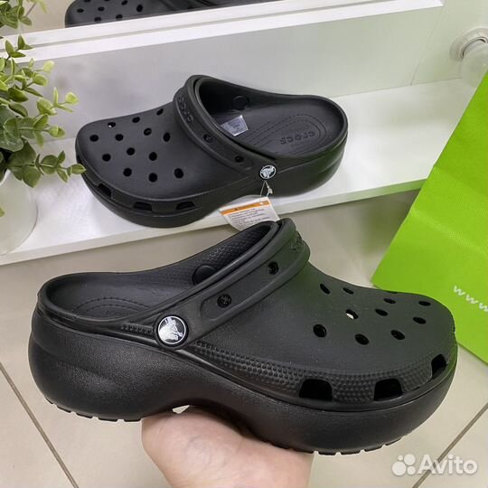 Crocs сабо женские на платформе