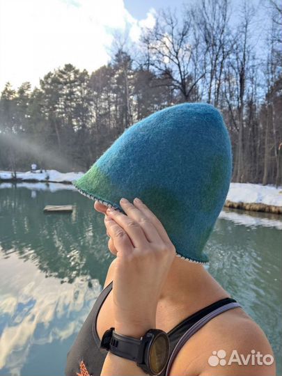 Шапка для бани и сауны