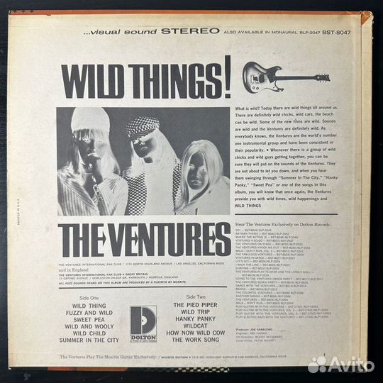 The Ventures – Wild Things (Дания 1966г.)