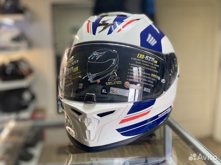 Мотошлем Scorpion Exo 520 белый