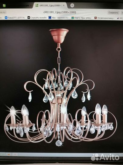 Люстра хрустальная