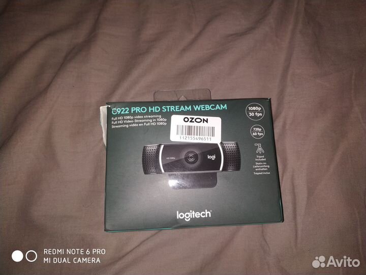 Веб-камера Logitech C922 pro stream