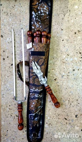 Набор шампуров в чехле