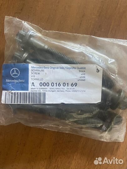 Болт ГБЦ. Mercedes. A0000160169