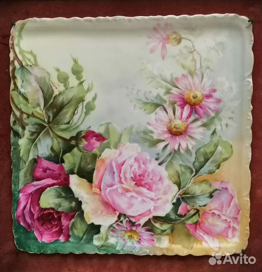 Картина. Живопись, пласт фарфор, авторская