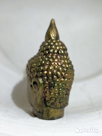 Голова Будды из глины статуэтка