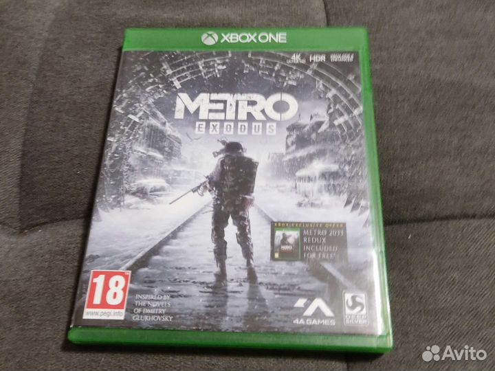 Диск для xbox one Metro Exodus на руском