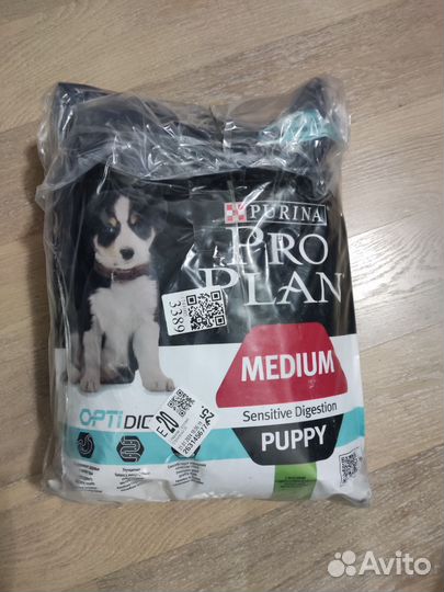 Корм для собак Purina pro plan medium puppy 12 кг