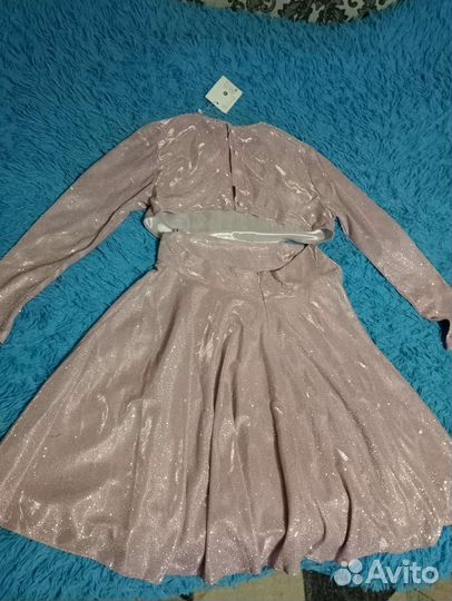 Платье с люрексом