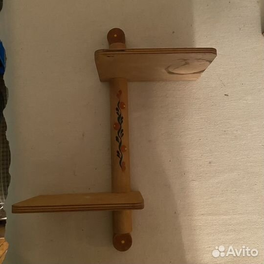 Деревянная винтажная утварь