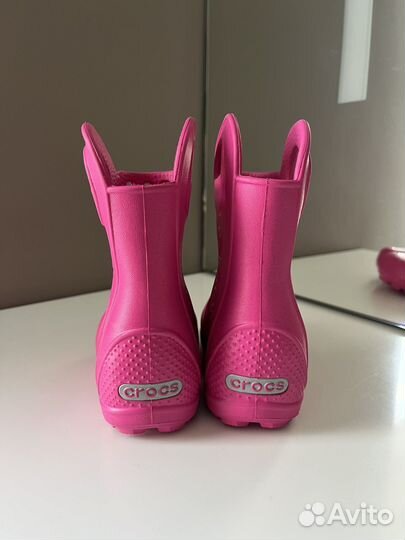 Сапоги crocs c6 розовые