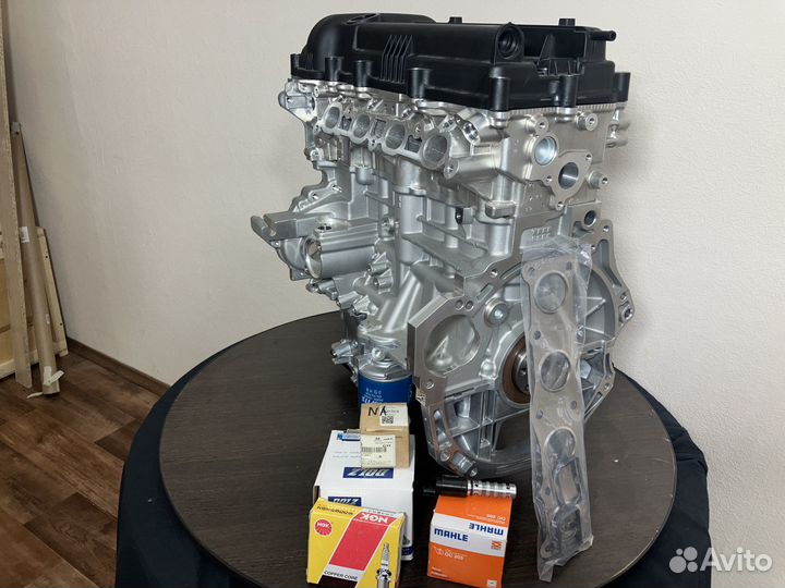 Двигатель новый Kia Rio 3 Hyundai Solaris 1.6 1.4