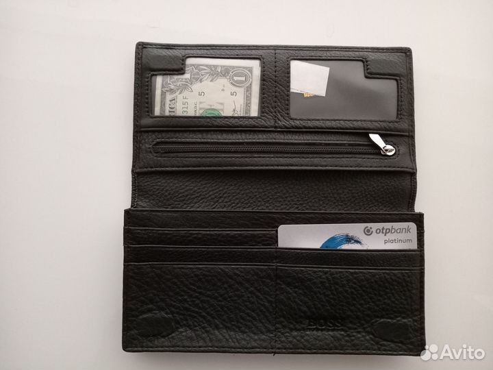 Кошелек мужской кожаный
