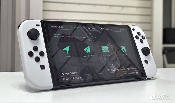 Nintendo Switch Oled + Чип + 128GB