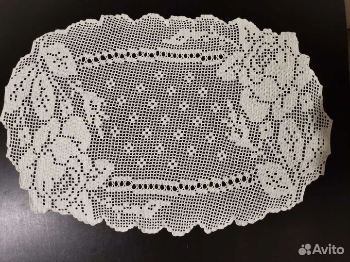 Салфетка вязанная крючком