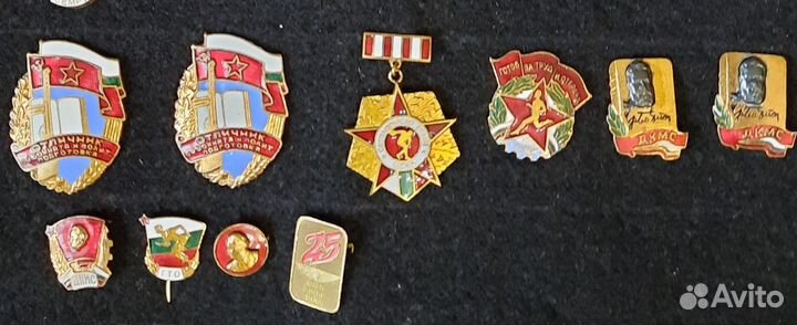 Значки армия спорт комсомол социалистичесих стран