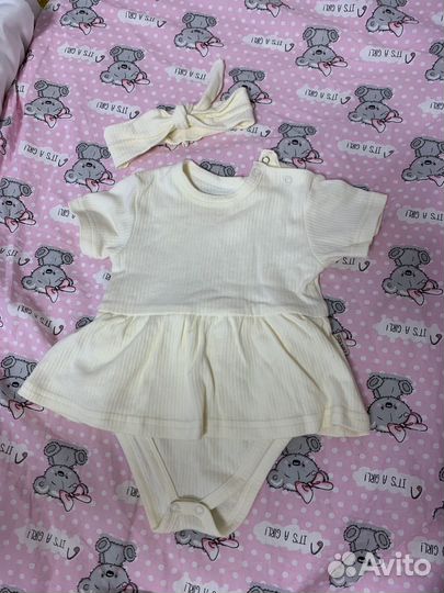 Боди на девочку 74 80