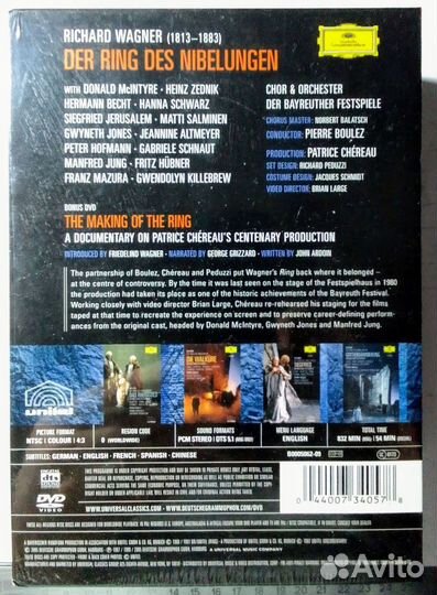 Вагнер. Кольцо Нибелунгов. Тетралогия