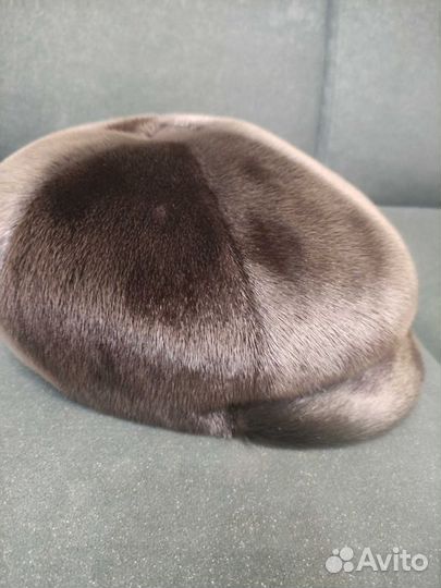 Мужская меховая кепка нерпа