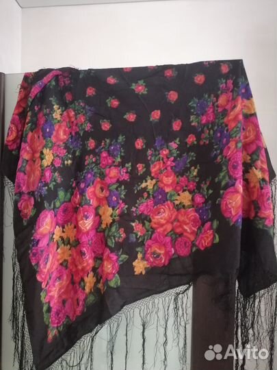 Платок шерсть СССР винтаж