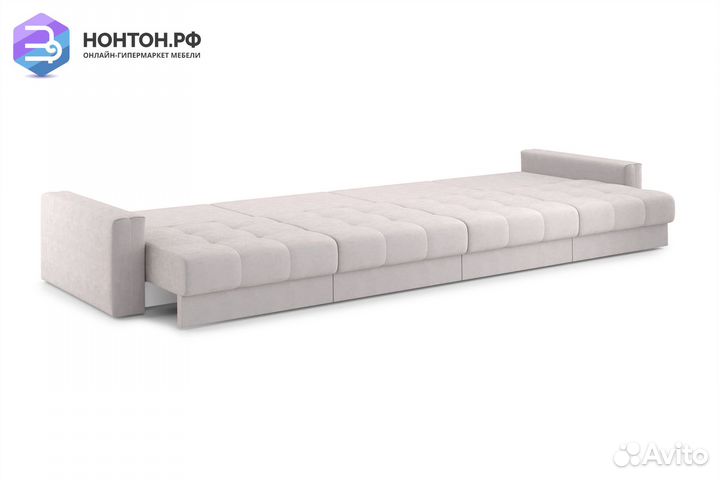 Диван прямой тик-так Монарх бежевый