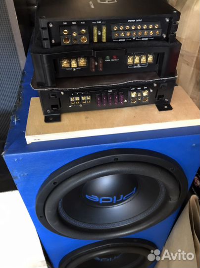 Комплект усилителей с сабом