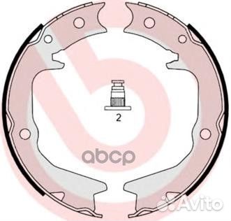 Колодки тормозные стояночного тормоза S54519 Br