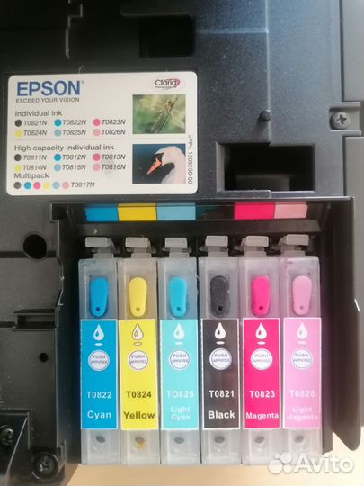 Цветной струйный принтер epson TX710 W