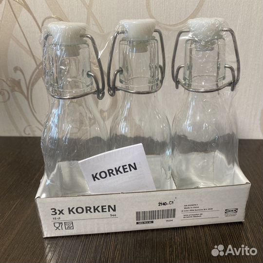 Набор бутылок IKEA korken