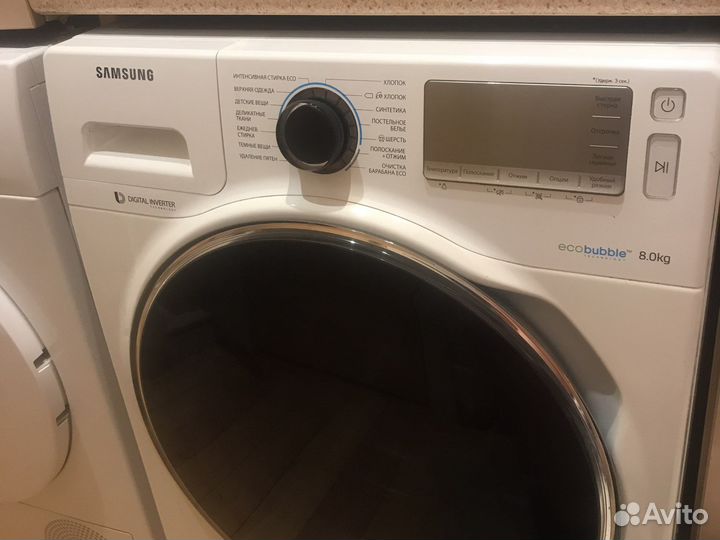 Стиральная машина samsung ECO bubble 8kg