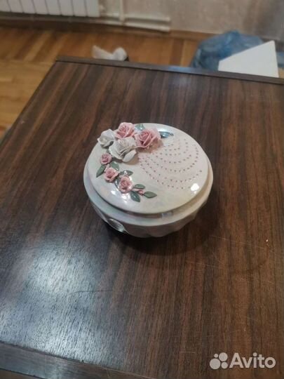 Шкатулка кисловодский фарфор