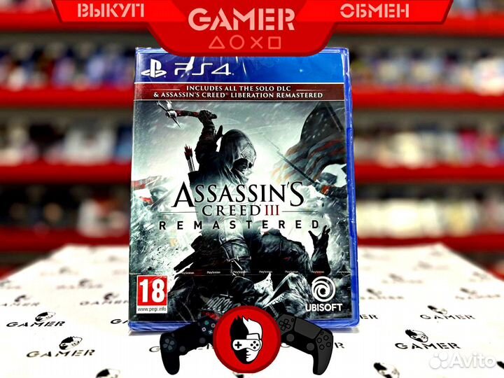 Assassin's Creed 3:Remastered Edition PS4 NEW