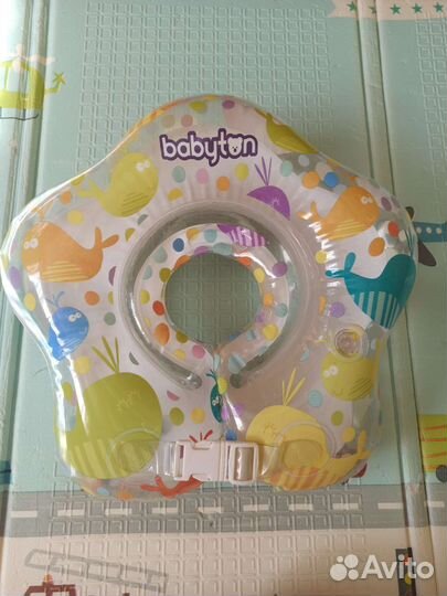 Детский круг на шею, чепчик для купания Babyton