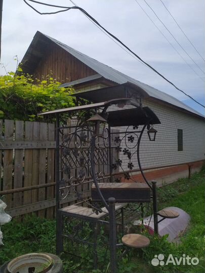 Мангал с крышей