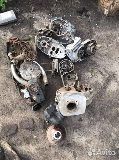 Мотоциклы в разборе