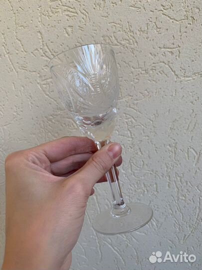 Хрустальные рюмки на ножке СССР