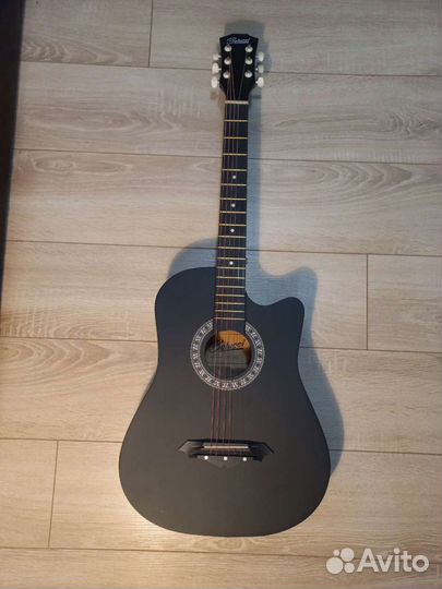 Акустическая гитара матовая+чехол