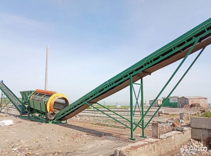 Сортировочный комплекс на базе барабанного грохота