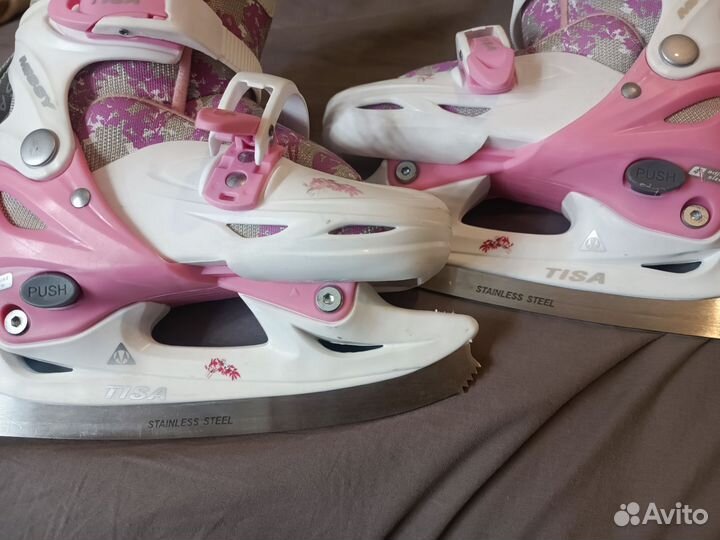 Коньки tisa для девочки 30-33 размеры