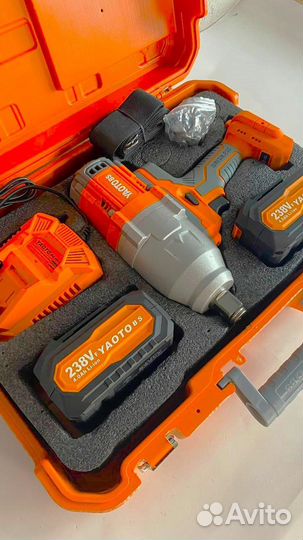 Гайковерт аккумуляторный бесщеточный ударный 238V