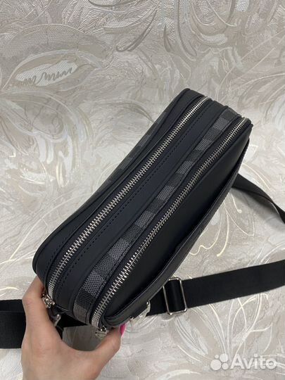 Сумка мужская Louis Vuitton кожаная