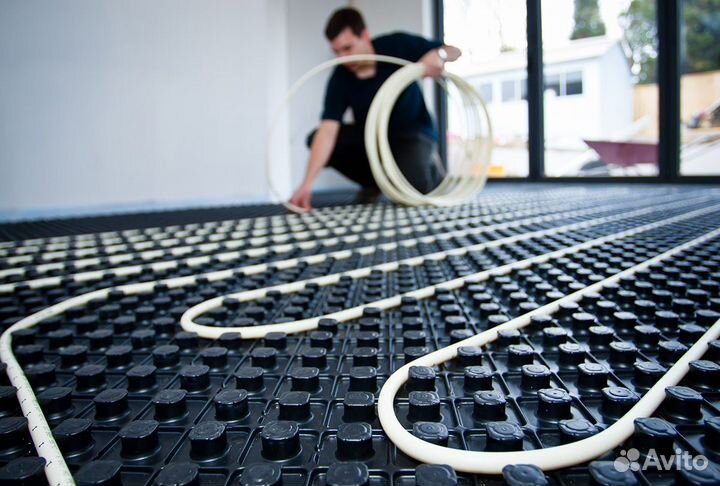 Монтаж водяного теплого пола. Без посредников