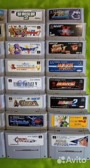 Super Famicom картриджи