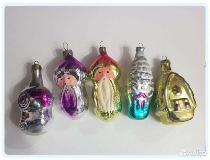 Елочные игрушки СССР одним лотом