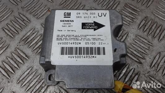 Блок управления airbag opel zafira A (GBE07OQ01)
