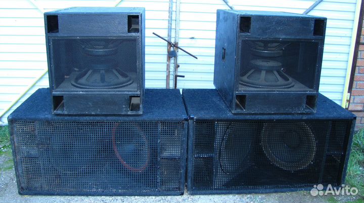 Сабвуферы MPBf 3200+4000W 4ш Pro SUB218 Нч Колонки