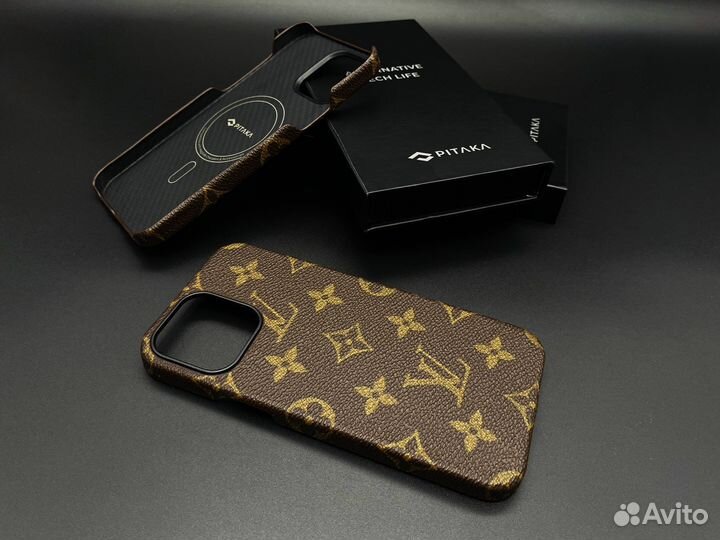 Чехол на iPhone Pitaka Custom LV под заказ