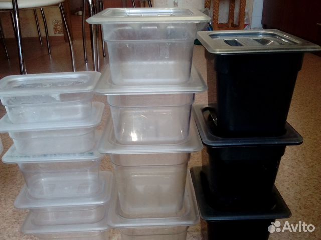 Контейнеры 5л,2.6л и 0,6л
