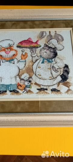 Картина вышитая крестом