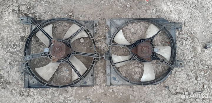 Nissan Almera n15 1,4 GA14DE вентилятор радиатора
